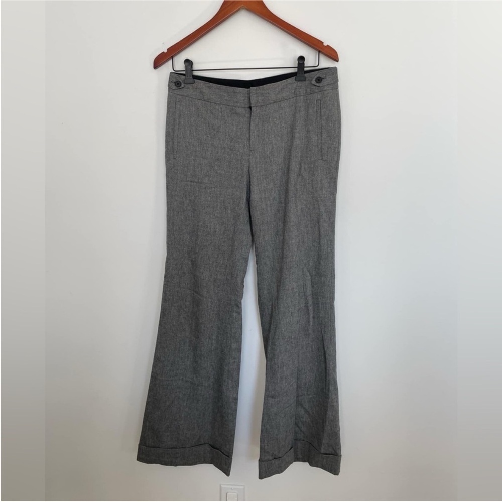 Club Monaco Women’s Gray Wide-Leg Trousers Size 4